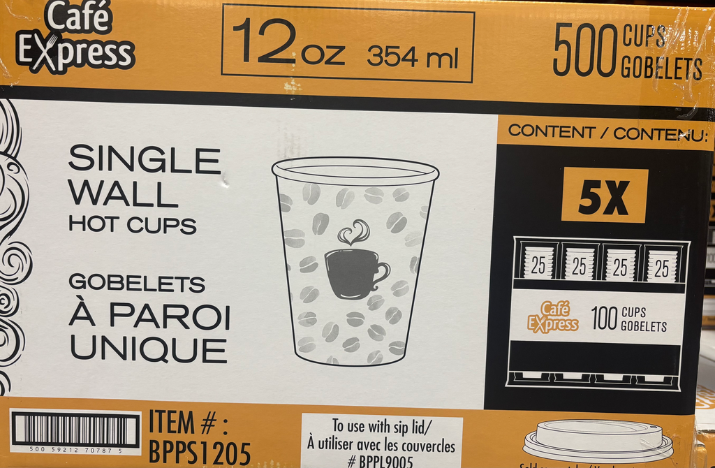 [BPPS1205] CAFE EXPRESS TASSES IMPRIMES 12 OZ CS 500