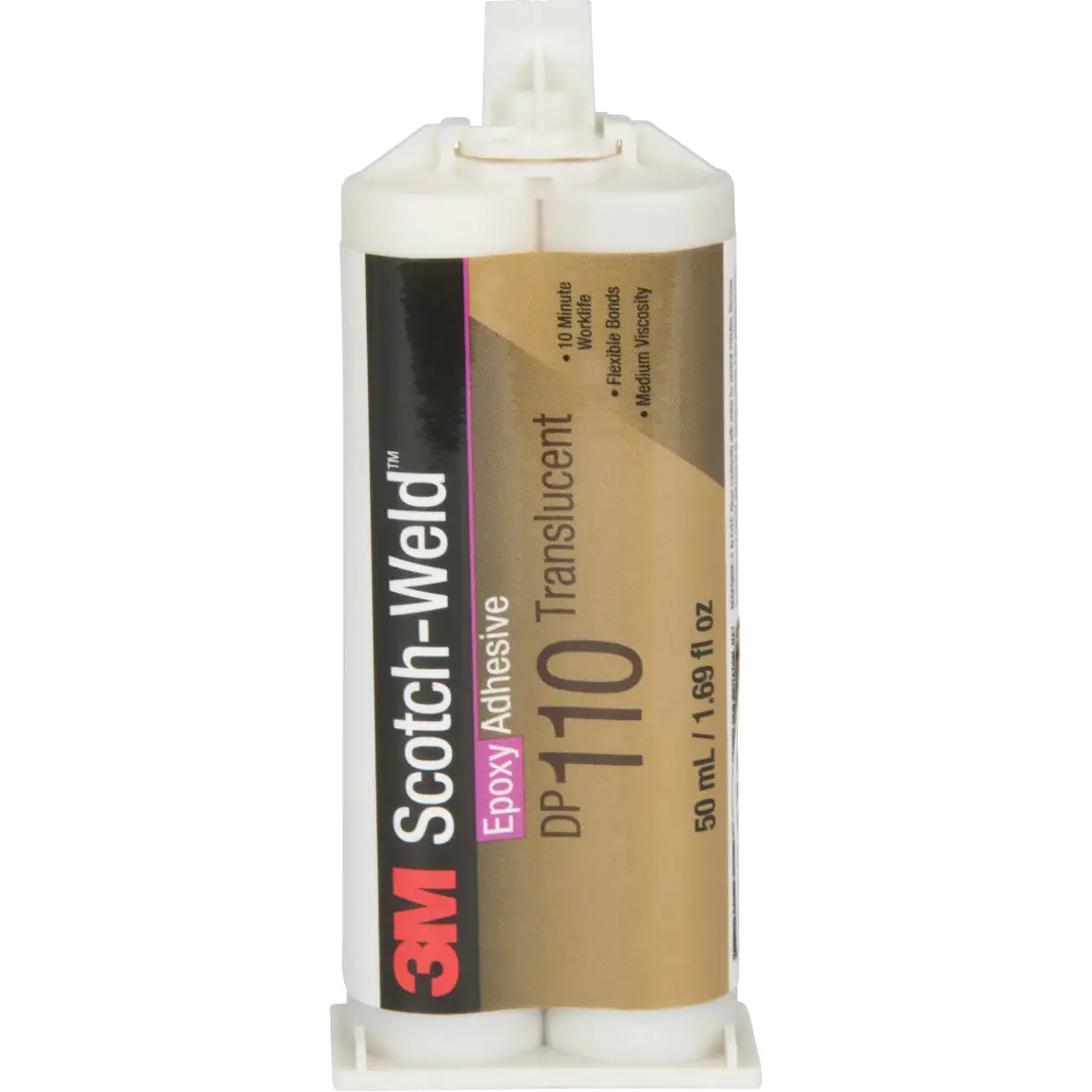 3M ADHÉSIF SCOTCH-WELDMC, 1,64 LIQ. OZ., CARTOUCHE DOUBLE, DEUX COMPOSANTS, TRANSPARENT