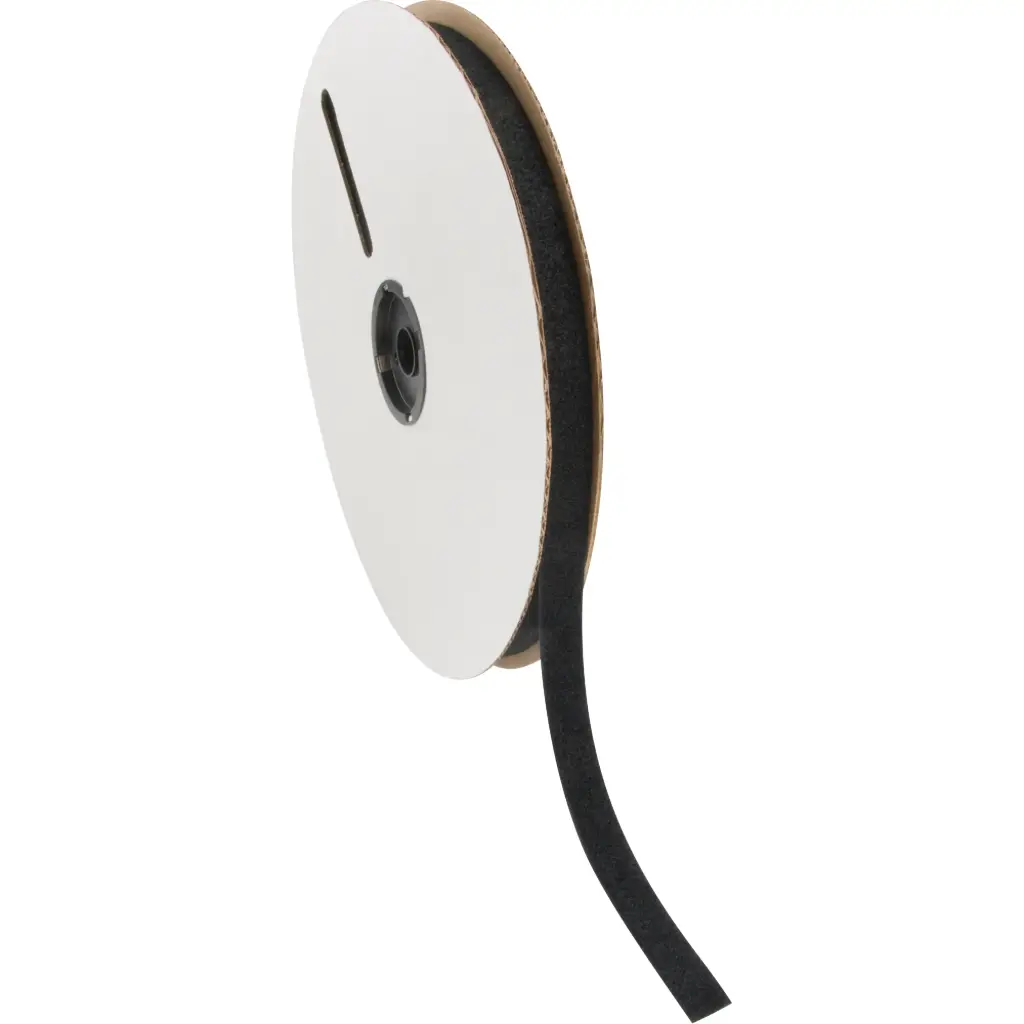 3M BANDE D'ATTACHES, BOUCLE, 50 VG X 1", COUSU, NOIR 