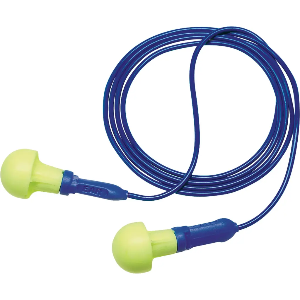 3M BOUCHONS D'OREILLES E-A-RMC PUSH-INSMC, AVEC CORDON, TAILLE UNIQUE, VRAC - SAC EN POLY, NRR DB NRR 28 DB BOITE DE 200