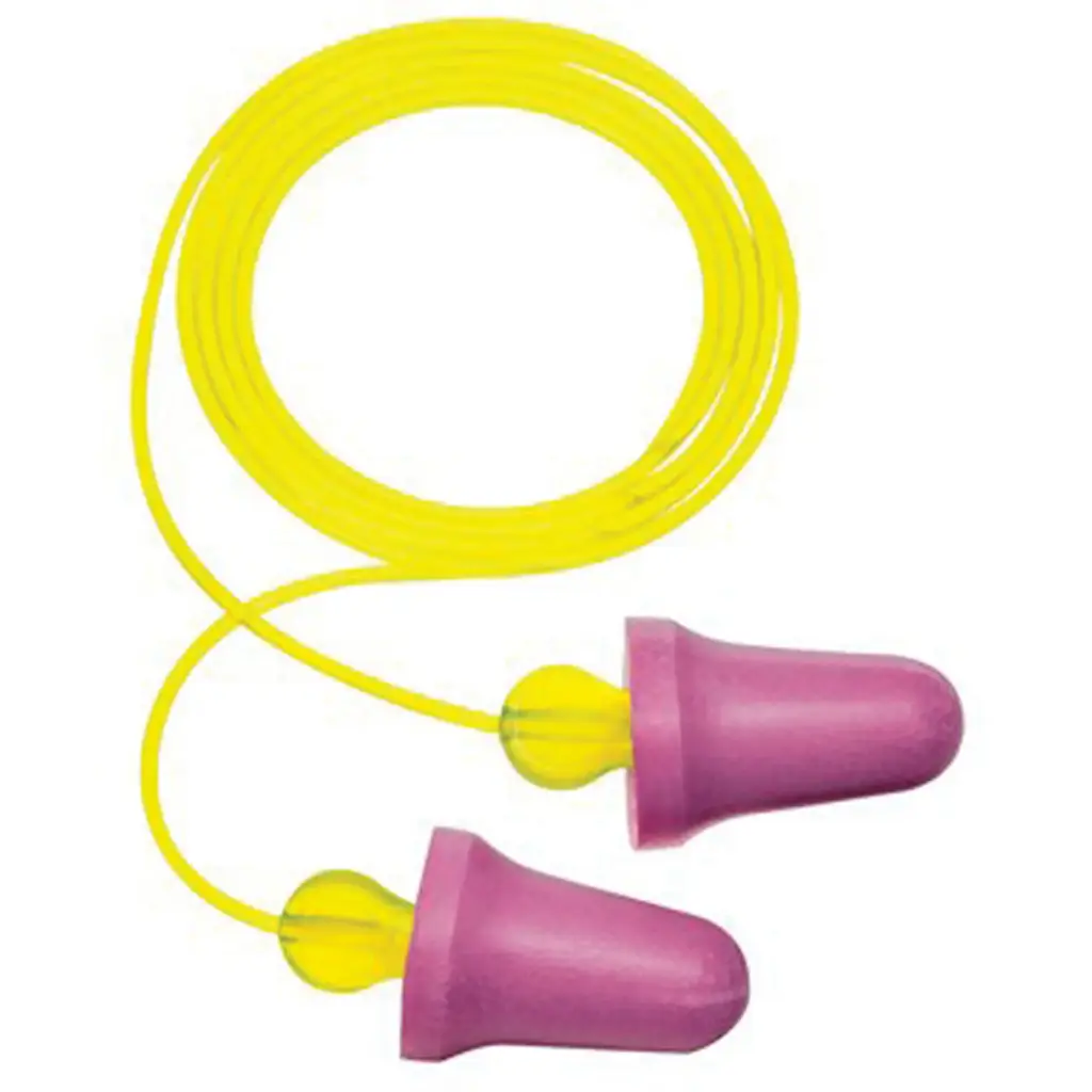 3M BOUCHONS D'OREILLES EN MOUSSE SANS CONTACT E-A-RMC, PAIRE - SAC EN POLY, AVEC CORDON BOITE DE 100