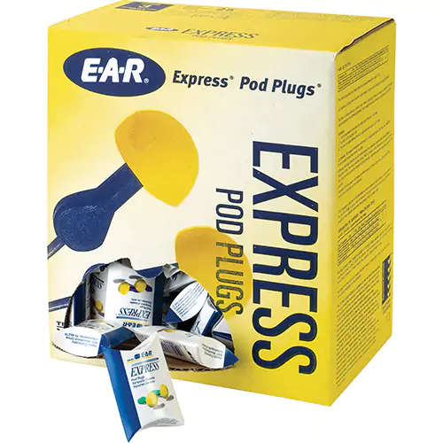 3M BOUCHONS D'OREILLES RAPIDES DE STYLE CAPSULE E-A-RMC, SANS CORDON, VRAC - SACHET COUSSIN, 25 DB NRR, TAILLE UNIQUE 
