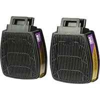 3M CARTOUCHE & FILTRE POUR RESPIRATEUR SECURE CLICKMC, COMBINAISON CARTOUCHE ET FILTRE CONTRE LES PARTICULES POUR GAZ/VAPEURS, GAZ MULTIPLES/VAPEURS/P100 