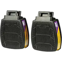 3M CARTOUCHE & FILTRE POUR RESPIRATEUR SECURE CLICKMC, COMBINAISON CARTOUCHE ET FILTRE CONTRE LES PARTICULES POUR GAZ/VAPEURS, VAPEURS ORGANIQUES/GAZ ACIDES/P100 