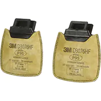 3M Cartouche pour respirateur Secure ClickMC, Combinaison cartouche et filtre contre les particules pour gaz/vapeurs, Gaz acides/P95