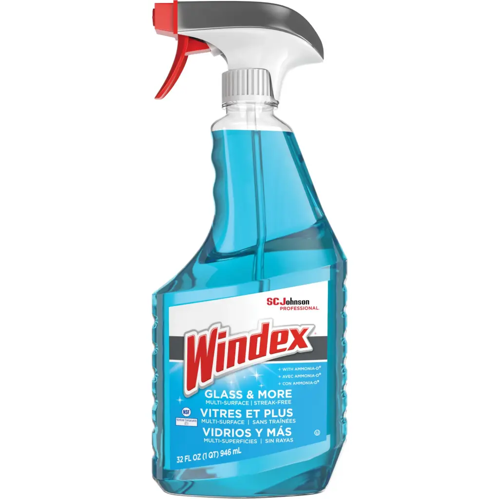 WINDEX® GLASS CLEANER WITH AMMONIA-D®, 32 FL OZ, TRIGGER BOTTLE