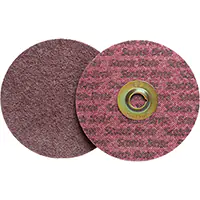3M DISQUE DE CONDITIONNEMENT DE SURFACE SCOTCH-BRITEMC ROLOCMC, 2" DIA., GRAIN MOYEN, OXYDE D'ALUMINIUM 