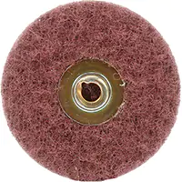 3M DISQUE DE CONDITIONNEMENT DE SURFACE STANDARD ABRASIVESMC À CHANGEMENT RAPIDE, 2" DIA., GRAIN MOYEN, OXYDE D'ALUMINIUM 