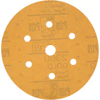3M DISQUE DE PONÇAGE ANTIPOUSSIÈRE HOOKITMC, DIA 6", GRAIN P120, OXYDE D'ALUMINIUM, POIDS C