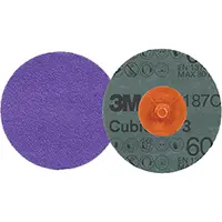 3M DISQUE EN FIBRE ROLOCMC CUBITRONMC 3, 3" DIA., GRAIN 60+, CÉRAMIQUE 