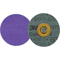 3M DISQUE EN FIBRE ROLOCMC CUBITRONMC 3, 3" DIA., GRAIN 60+, CÉRAMIQUE 