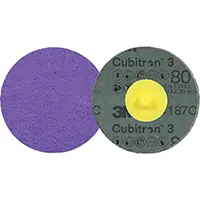 3M DISQUE EN FIBRE ROLOCMC CUBITRONMC 3, 3" DIA., GRAIN 80+, CÉRAMIQUE 