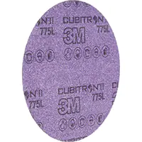 3M DISQUE EN PELLICULE SÉRIE 775L CUBITRONMC II HOOKITMC, DIA 6", GRAIN 240+, CÉRAMIQUE, 3 MILS 