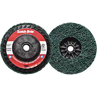 3M DISQUE EXTRA COUPE « CLEAN AND STRIP » XT PRO SCOTCH-BRITEMC, 4-1/2" DIA., GRAIN EXTRA GROSSIER, OXYDE D'ALUMINIUM 