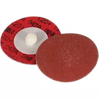 3M DISQUE À BORDS DURABLES 947A CUBITRONMC II ROLOCMC, 2" DIA., GRAIN 120+, CÉRAMIQUE 