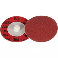 3M DISQUE À BORDURE DURABLE CUBITRON II ROLOC 947A, 2" DIA., GRAIN 80, CÉRAMIQUE 