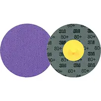 3M DISQUE À BORDURE DURABLE CUBITRONMC 3 ROLOCMC 1184F, 3" DIA., GRAIN 80+, CÉRAMIQUE 