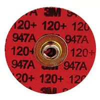 3M DISQUE À BORDURE DURABLE CUBITRONMC II ROLOCMC, 3" DIA., GRAIN 120+, CÉRAMIQUE 