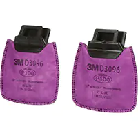 3M FILTRE SECURE CLICKMC, FILTRE CONTRE LES PARTICULES AVEC SUPPRESION DE VAPEURS NUISIBLES, GAZ ACIDE/P100 