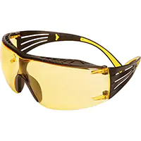 3M LUNETTES DE SÉCURITÉ SECUREFITMC SÉRIE 400, LENTILLE AMBRÉE, ANTIBUÉE/ANTI-ÉGRATIGNURES, ANSI Z87+/RÉPOND OU SURPASSE LA NORME CSA Z94.3 