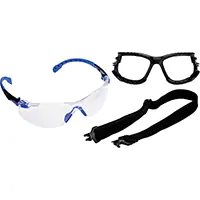 3M LUNETTES DE SÉCURITÉ SOLUS AVEC ENSEMBLE DE LENTILLES SCOTCHGARDMC, LENTILLE TRANSPARENT, ANTIBUÉE, RÉPOND OU SURPASSE LA NORME CSA Z94.3 