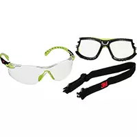 3M LUNETTES DE SÉCURITÉ DE LA SÉRIE SOLUSMC 1000, LENTILLE TRANSPARENT, ANTIBUÉE/ANTI-ÉGRATIGNURES, ANSI Z87+/RÉPOND OU SURPASSE LA NORME CSA Z94.3 