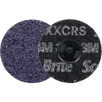 3M MEULE ROBUSTE POUR LE CONDITIONNEMENT DE PRÉCISION DES SURFACES SCOTCH-BRITEMC ROLOCMC, HD-DR, 3" DIA., GRAIN 60+, CÉRAMIQUE 