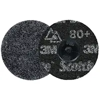 3M MEULE ROBUSTE POUR LE CONDITIONNEMENT DE PRÉCISION DES SURFACES SCOTCH-BRITEMC ROLOCMC, HD-DR, 3" DIA., GRAIN 80+, CÉRAMIQUE 