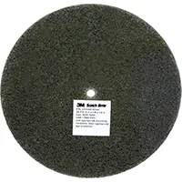 3M MEULE UNITARISÉE EXL SCOTCH-BRITEMC, 6" X 1/8", ARBRE DE 1/4", GRAIN DE FIN, CARBURE DE SILICIUM 