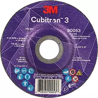 3M MEULE À TRONÇONNER CUBITRONMC 3, 4-1/2" X 0,04", ARBRE DE 7/8", TYPE T27, CÉRAMIQUE, 13 300 TR/MIN 