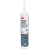 3M PRODUIT D'ÉTANCHÉITÉ À BASE DE SILICONE DE CALIBRE MARIN, 296 ML, CARTOUCHE, TRANSPARENT 