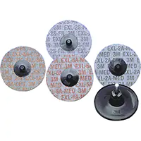 3M PRODUITS BUFF & BLENDMD - MEULES HOMOGÈNES EXL ROLOCMC SCOTCH-BRITEMC, 2" X GRAIN DE 2A, OXYDE D'ALUMINIUM 