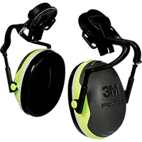 3M PROTECTEURS D'OREILLES X4 SÉRIE X PELTORMC, FIXATION POUR CASQUE, 26 NRR DB 