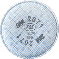 3M PRÉFILTRES POUR RESPIRATEURS SÉRIE 2000, FILTRE CONTRE LES PARTICULES, FILTRE P95 