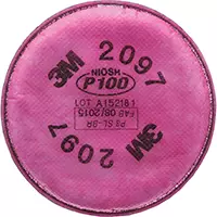 3M PRÉFILTRES POUR RESPIRATEURS SÉRIE 2000, FILTRE CONTRE LES PARTICULES, VAPEURS ORGANIQUES/P100 