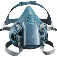 3M RESPIRATEUR À DEMI-MASQUE RÉUTILISABLE SÉRIE 7500, SILICONE, MOYEN 