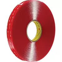 3M RUBAN VHBMC, 33 M (108') LO X 6,5 MM (1/4") LA, 40 MILS, ACRYLIQUE 