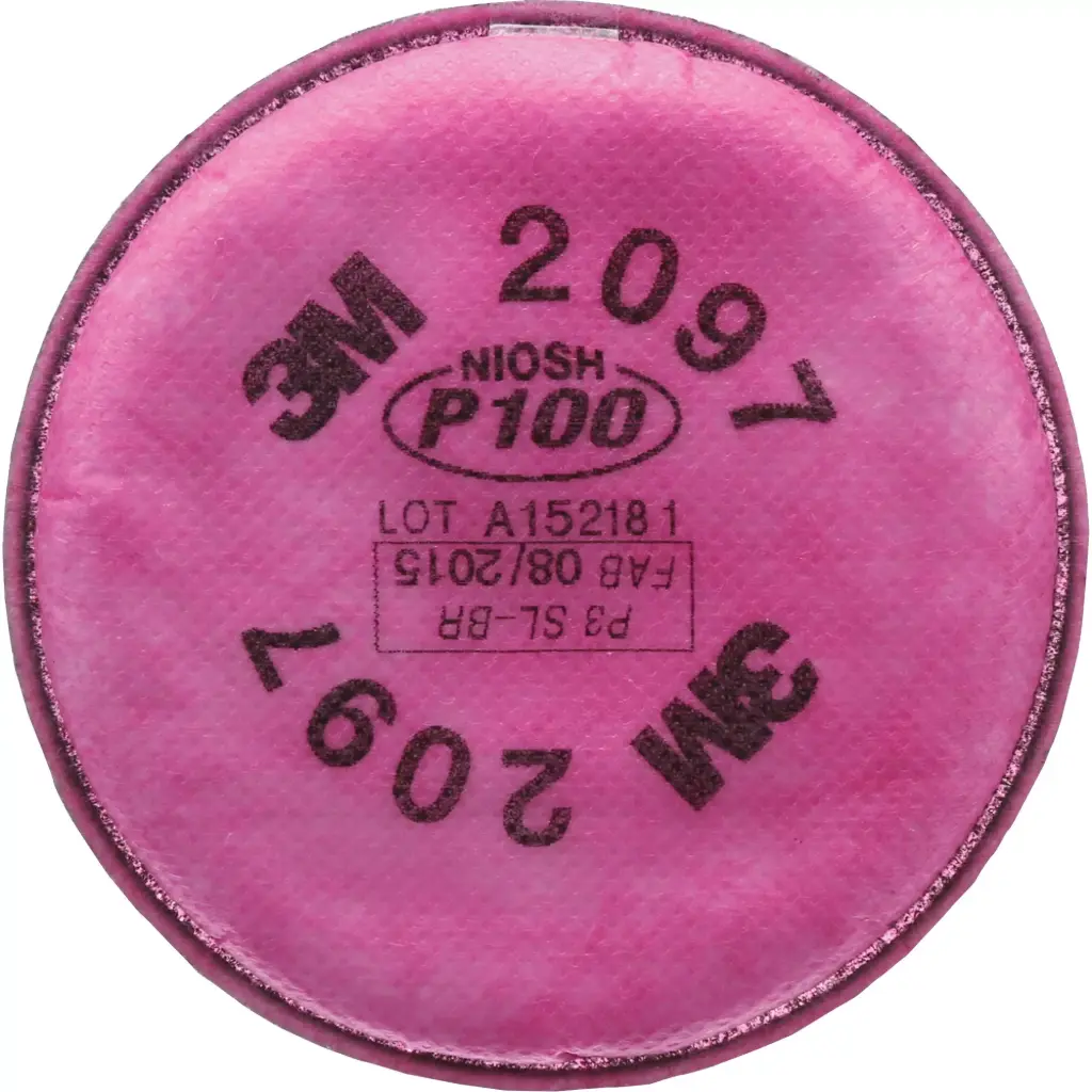 PRÉFILTRES POUR RESPIRATEURS SÉRIE 2000, FILTRE CONTRE LES PARTICULES, VAPEURS ORGANIQUES/P100 - PQT 2 