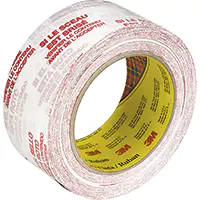 3M RUBAN D'EMBALLAGE SCOTCHMD 3771 AVEC MESSAGE, ADHÉSIF THERMOFUSIBLE, 2 MILS, 48 MM (1-22/25") X 100 M (328') 