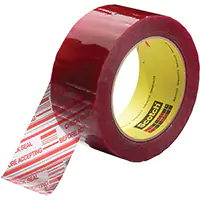 3M RUBAN D'EMBALLAGE AVEC MESSAGE DE SÉCURITÉ SCOTCHMD, ADHÉSIF ACRYLIQUE, 1,8 MILS, 48 MM (2") X 100 M (328') 