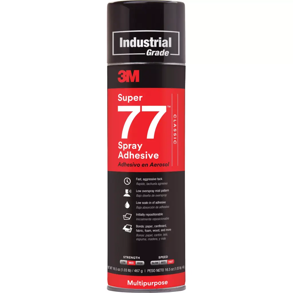 ADHÉSIF SUPER 77MC , TRANSPARENT - 24 OZ