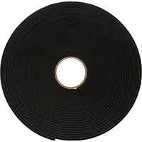 3M RUBAN DE MOUSSE EN VINYLE 4504, 50,8 MM (2") LA X 16,5 M (54') LO, 250 MILS, NOIR 