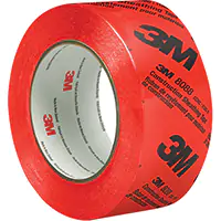 3M RUBAN DE REVÊTEMENT POUR LA CONSTRUCTION 8088, 60 MM (2-3/8") X 66 M (216'), ROUGE 
