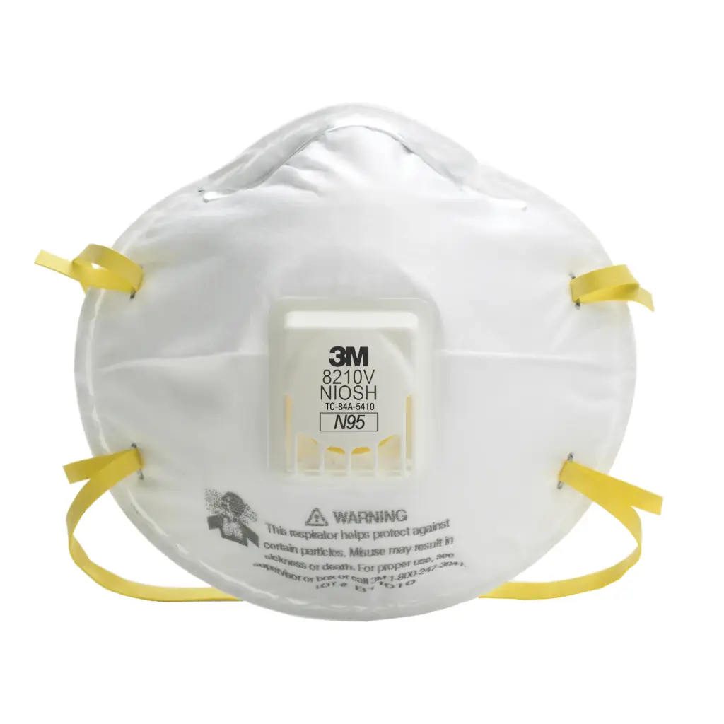 RESPIRATEURS CONTRE LES PARTICULES 8210V, N95, CERTIFIÉ NIOSH - PQT 10