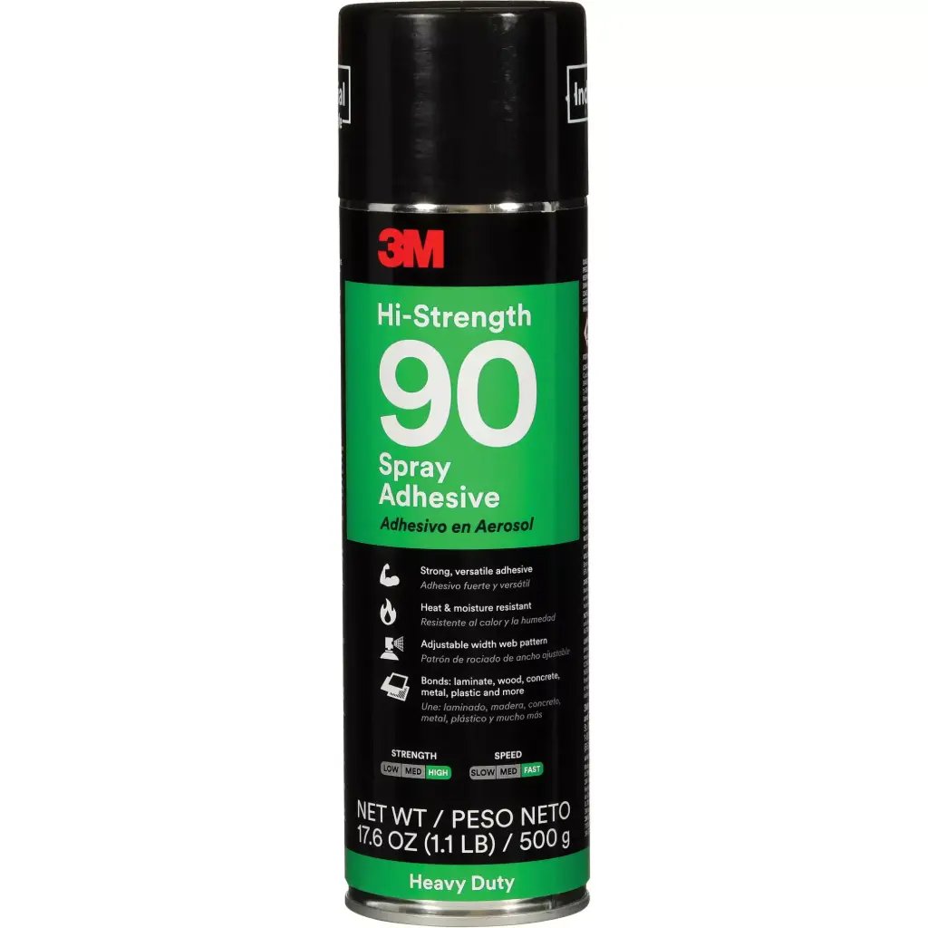 3M ADHÉSIF ULTRA RÉSISTANT 90 , TRANSPARENT - 24 OZ