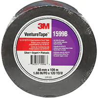 3M RUBAN EN POLYPROPYLÈNE VENTURE TAPEMC 1599B, 3 MILS, ARGENT, 48 MM (2") X 109,7 M (359,9') 