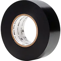 3M RUBAN ISOLANT EN VINYLE 1700 TEMFLEXMC, 25,4 MM (1") X 20,1 M (66'), NOIR, 7 MILS 