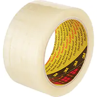 3M RUBAN POUR SCELLER LES BOÎTES SCOTCHMD, ADHÉSIF THERMOFUSIBLE, 1,9 MILS, 48 MM (2") X 100 M (328') 