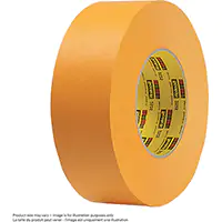 3M RUBAN-CACHE PLAT PERFORMANCE, 72 MM (3") X 55 M (180'), JAUNE 