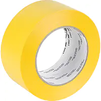3M RUBANS ADHÉSIFS EN VINYLE 3903, 50 MM (2") LA X 45,5 M (149,25') LO, 6,3 MILS, JAUNE 